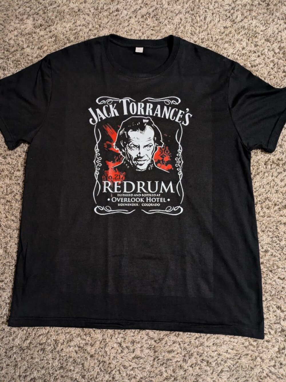 The Shinning Unisex T Shirt Jack Torrance RedRum Overlook Hotel XL